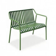 Aluminium Garden Bench 115 x 58 x 82 cm - Green