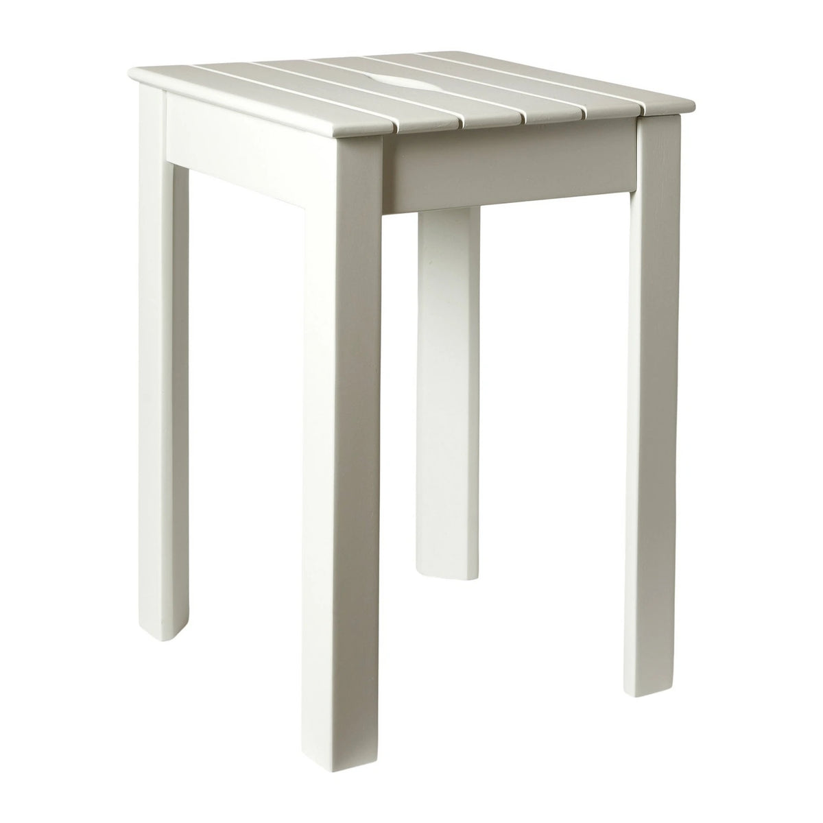 Tokyo Stackable Stool Acacia 32 x 32 x 46 cm - Light Grey