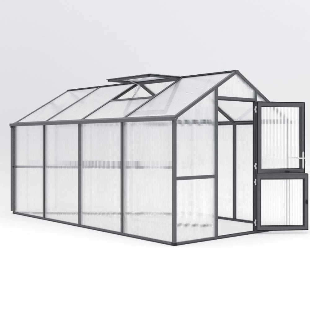 Greenhouse Iris IV, anthracite-grey
