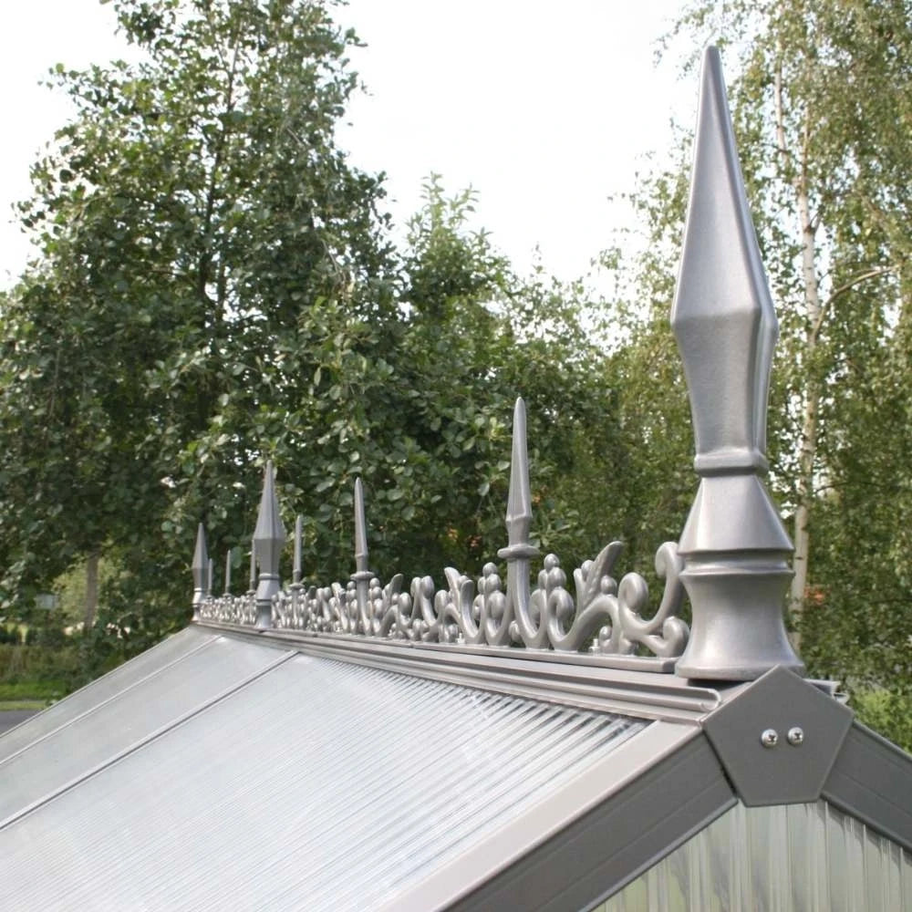 Ridge onamentation for greenhouse type IV, anthracite-grey